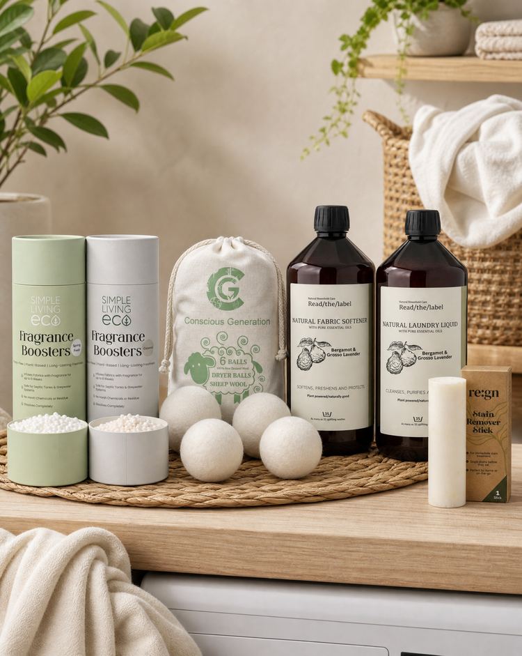 Plastic-free, plant-based SLS-free laundry products | EcoElara UK