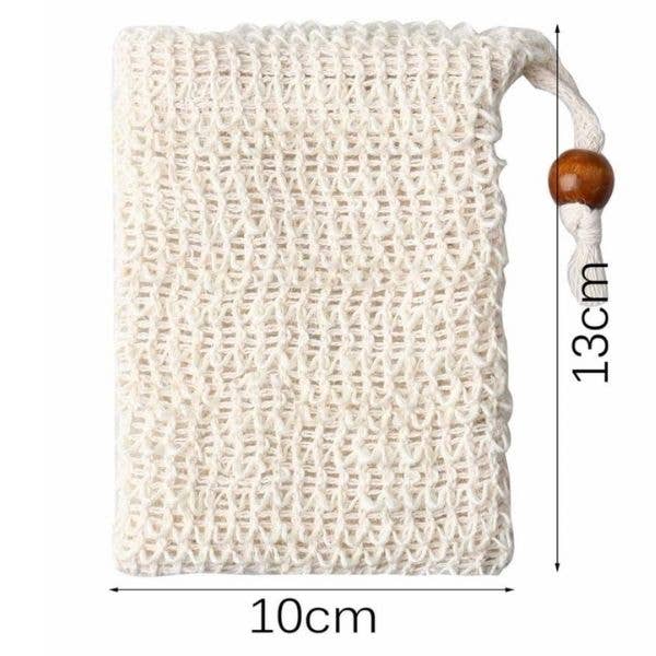 Sisal Soap Bag | Natural Fibre Soap Saver Pouch - EcoElara Ltd