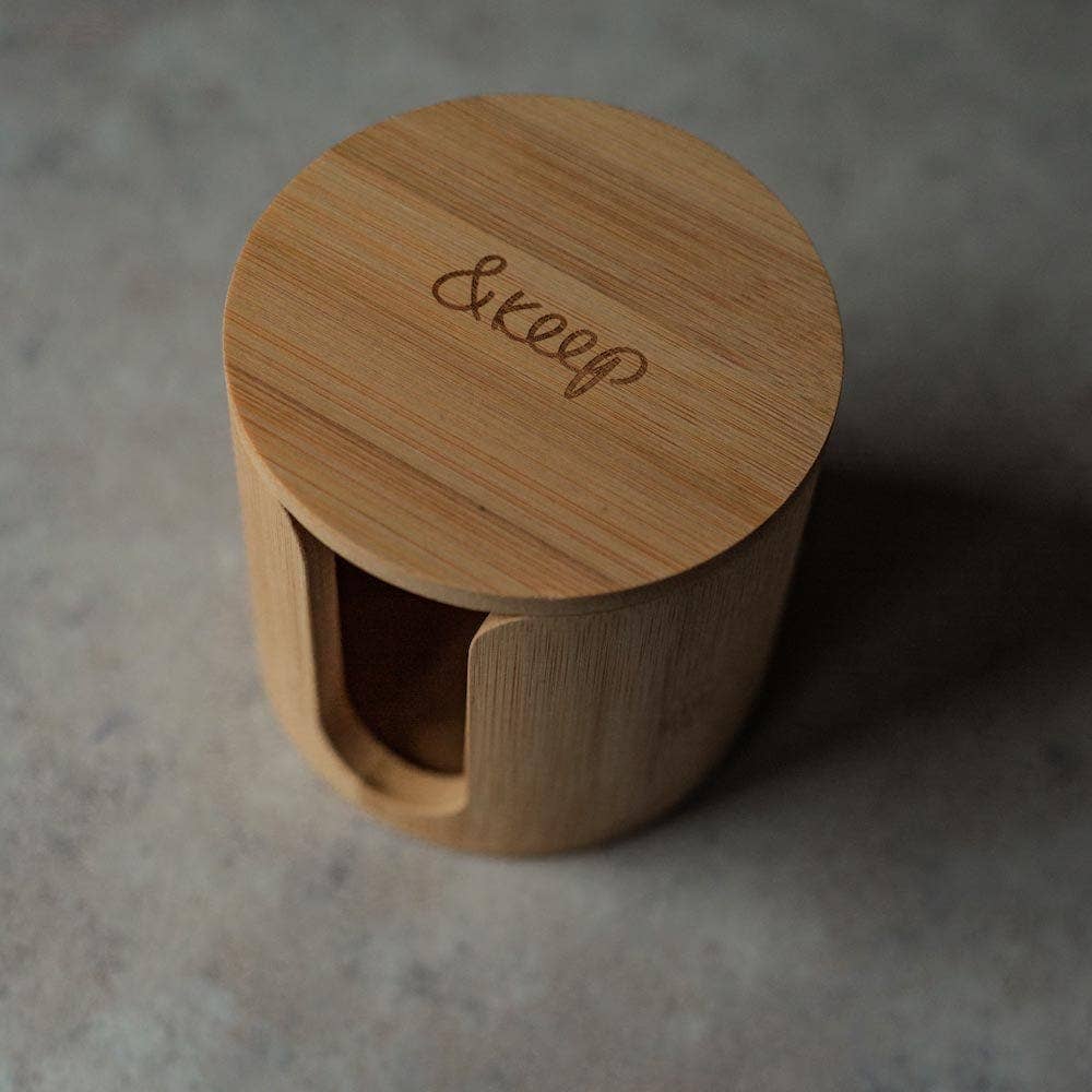 Bamboo Make - Up Pad Storage Box - EcoElara Ltd