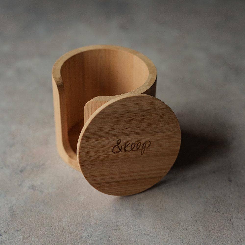 Bamboo Make - Up Pad Storage Box - EcoElara Ltd
