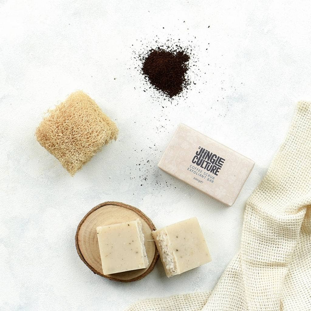 Coffee Scrub Natural Exfoliant Soap Bar - EcoElara Ltd