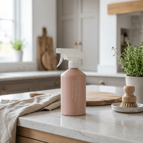 Eco - Friendly Refillable Aluminium Spray Bottle – 500ml ( Blush) - EcoElara