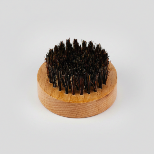 view of black and brown bristles