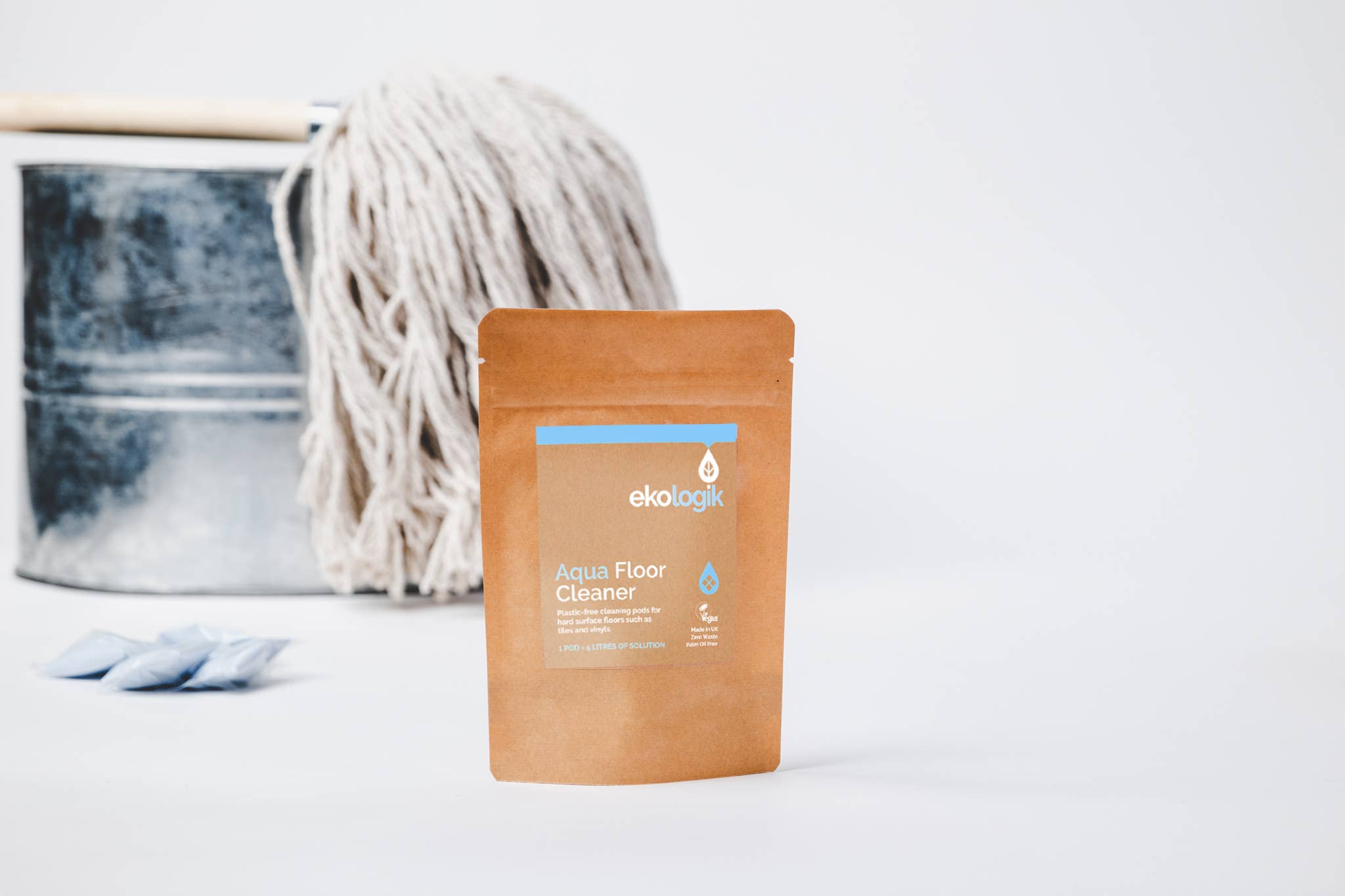 Eco - Friendly Floor Cleaner Pods - Ocean Breeze - EcoElara Ltd