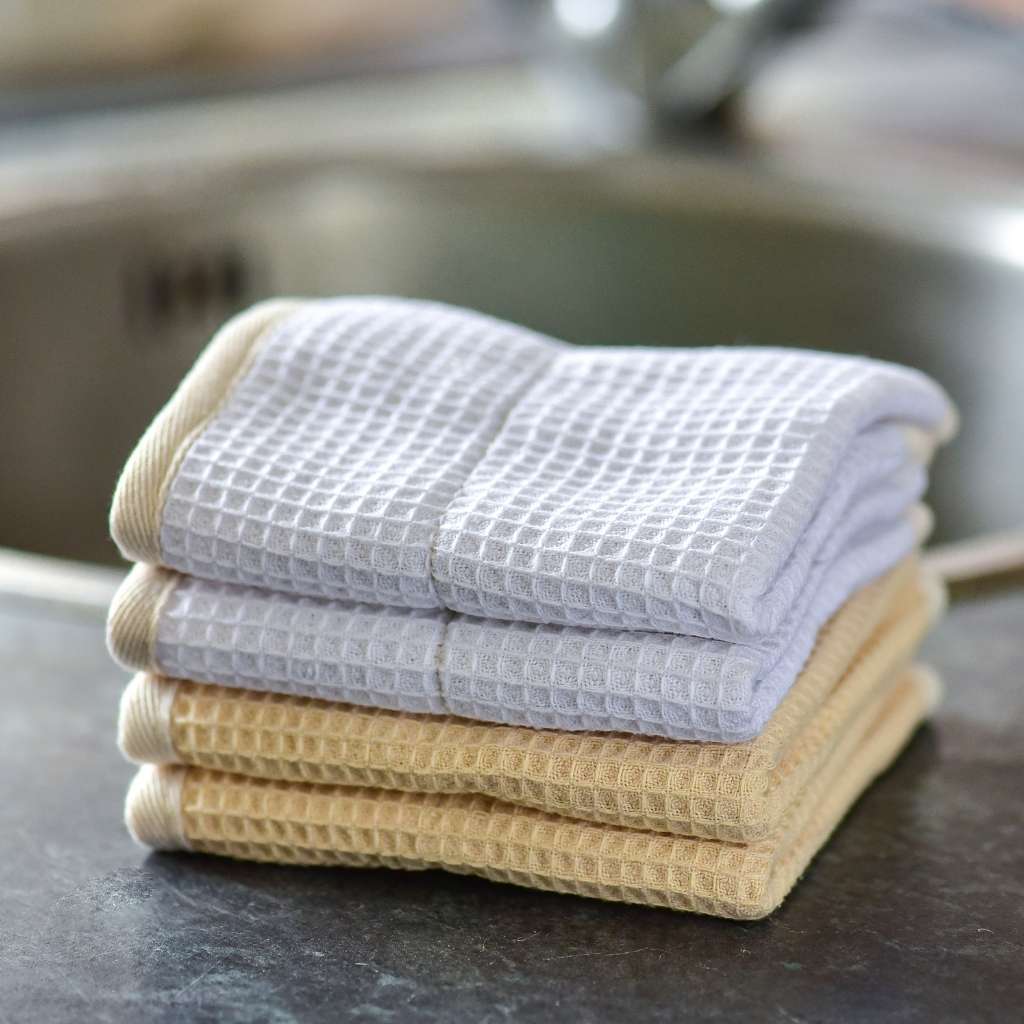 Organic Reusable Sisal & Cotton Multi - Functional Cleaning Cloth - EcoElara