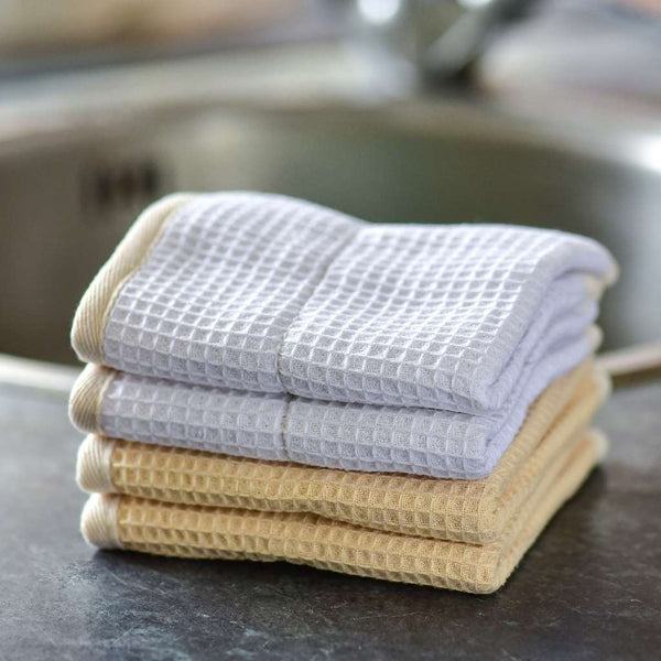 Organic Reusable Sisal & Cotton Multi - Functional Cleaning Cloth - EcoElara