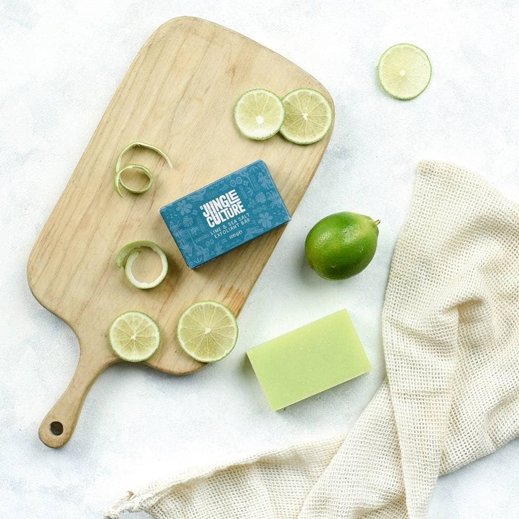 Lime & Sea Salt Natural Soap Bar - EcoElara Ltd