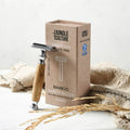 Light-brown-thick-handle-safety-razor