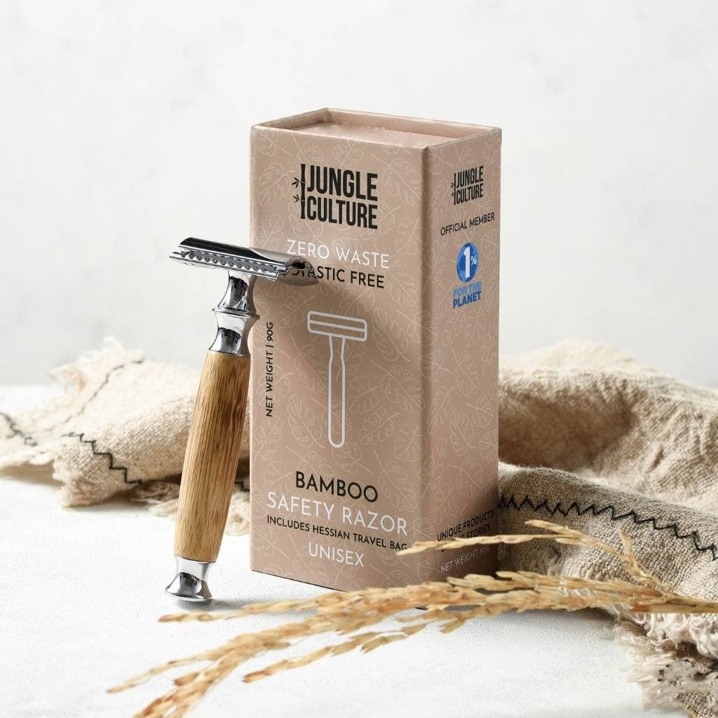 Light-brown-thick-handle-safety-razor