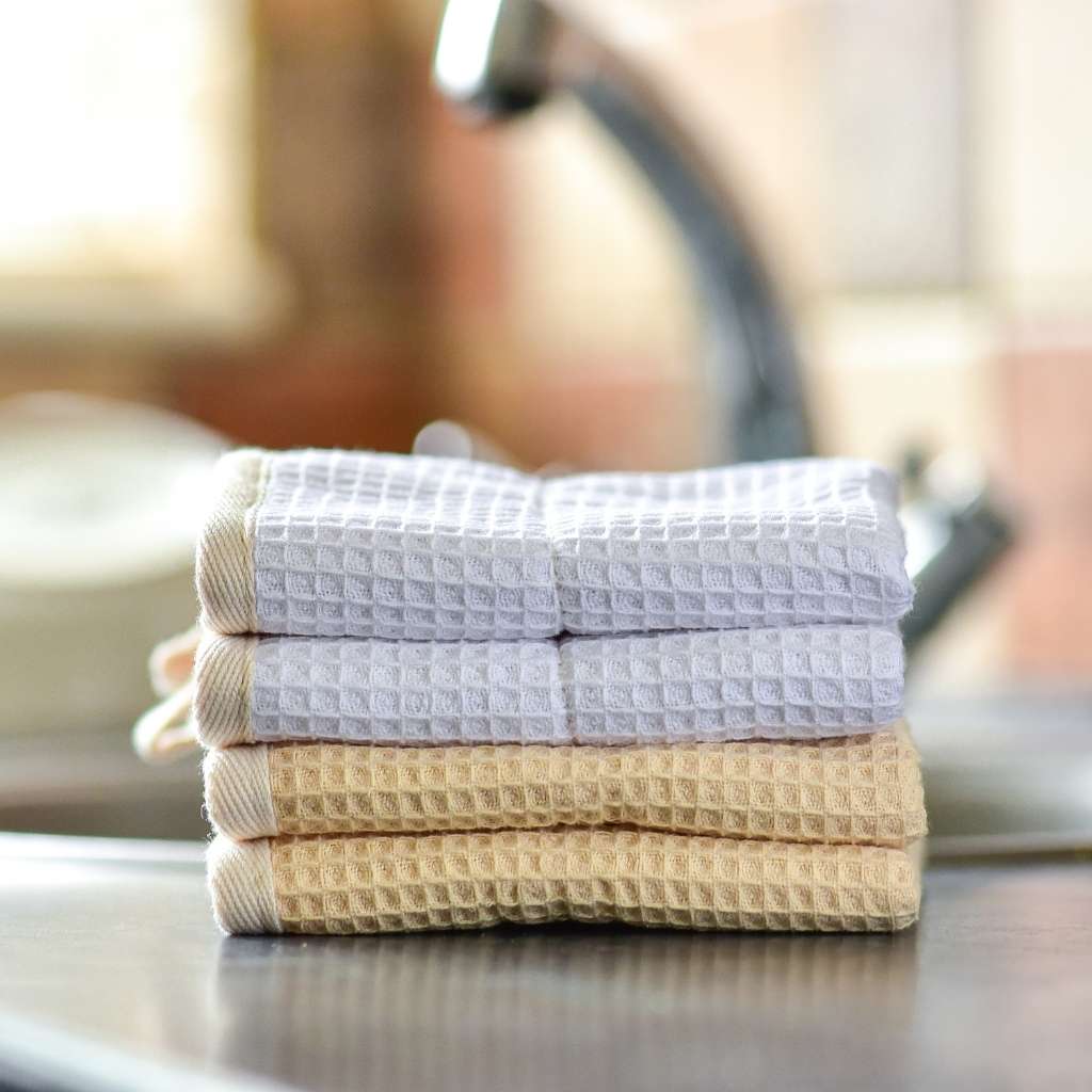Organic Reusable Sisal & Cotton Multi - Functional Cleaning Cloth - EcoElara