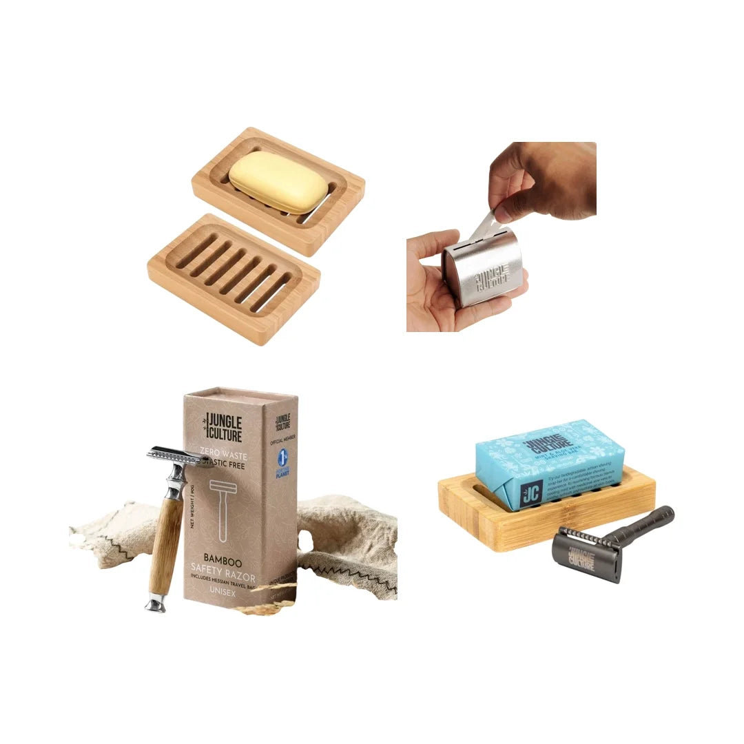 Bamboo Safety Razor Gift Set